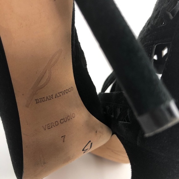 B Brian Atwood | Levens Suede Cutout Sandal~7 - Picture 13 of 13